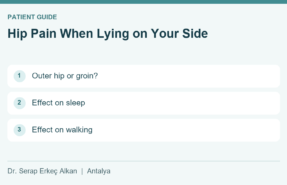 Hip Pain When Lying on Your Side: Outer hip or groin?, Effect on sleep, Effect on walking